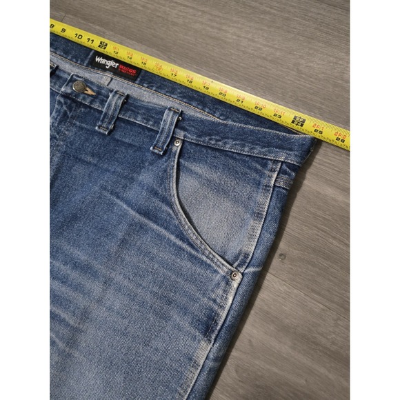 Wrangler Riggs Mens Workwear Jeans 50x32 5-Pocket EUC - Picture 7 of 11
